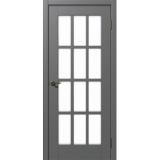 Дверь межкомнатная Дера 696 Софт серый, стекло белый сатинат